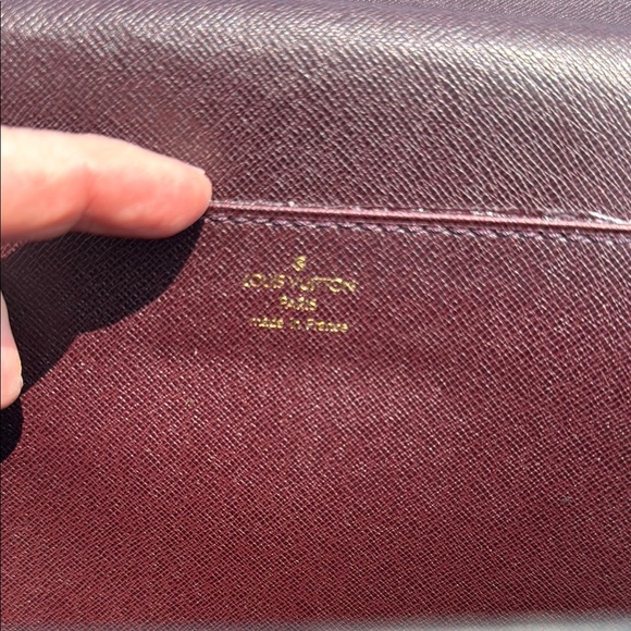 Louis Vuitton Brown Leather envelope Briefcase with Gold Clasp - Picture 8 of 16